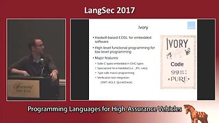 Programming Languages for High Assurance Vehicles