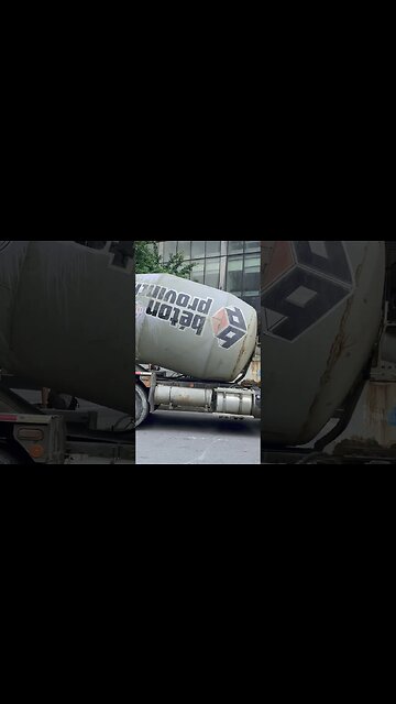 Amazing Truck cement grinder #viralvideo #montreal #travel #montrealtourism