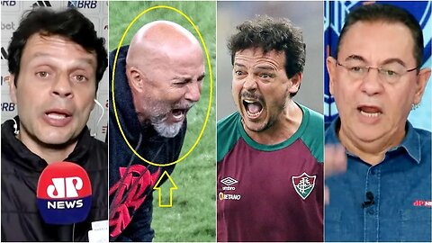 "QUÊ? NINGUÉM TEM CAPACIDADE de FAZER ISSO com o Diniz! O Sampaoli..." 2 a 0 do Flamengo GERA DEBATE