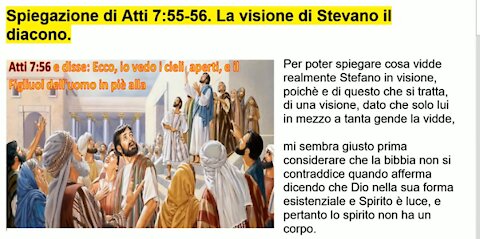 ➡️ Spiegazione di Atti degli apostoli 7:55-56. La visione di Stefano il diacono.