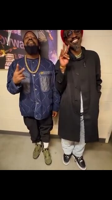 OutKast reunite backstage at Andre 3000's show in Atlanta