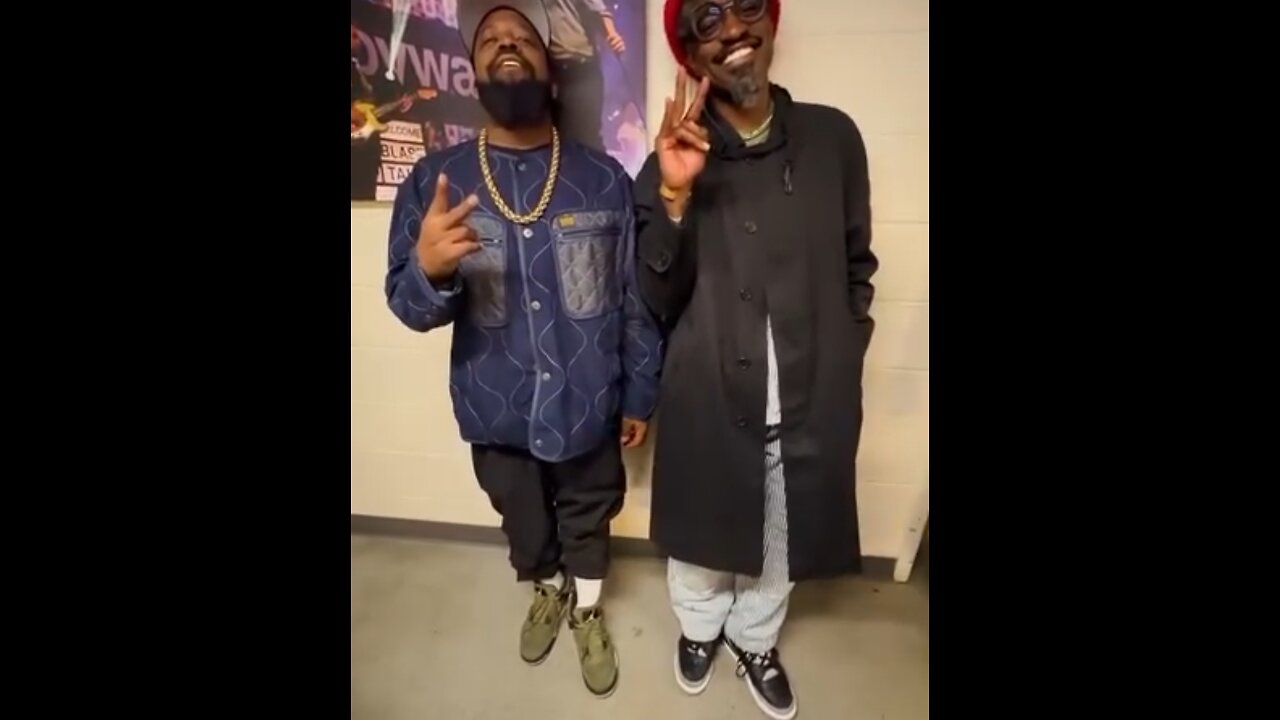 OutKast reunite backstage at Andre 3000's show in Atlanta