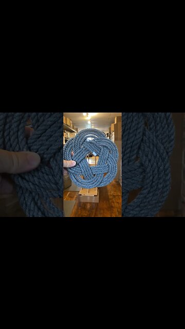 Rolling down a river of rope 🤣#howto #shorts