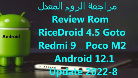 Review Rom RiceDroid 4.5 Goto Redmi 9 _ Poco M2 Android 12.1 Update 2022-8