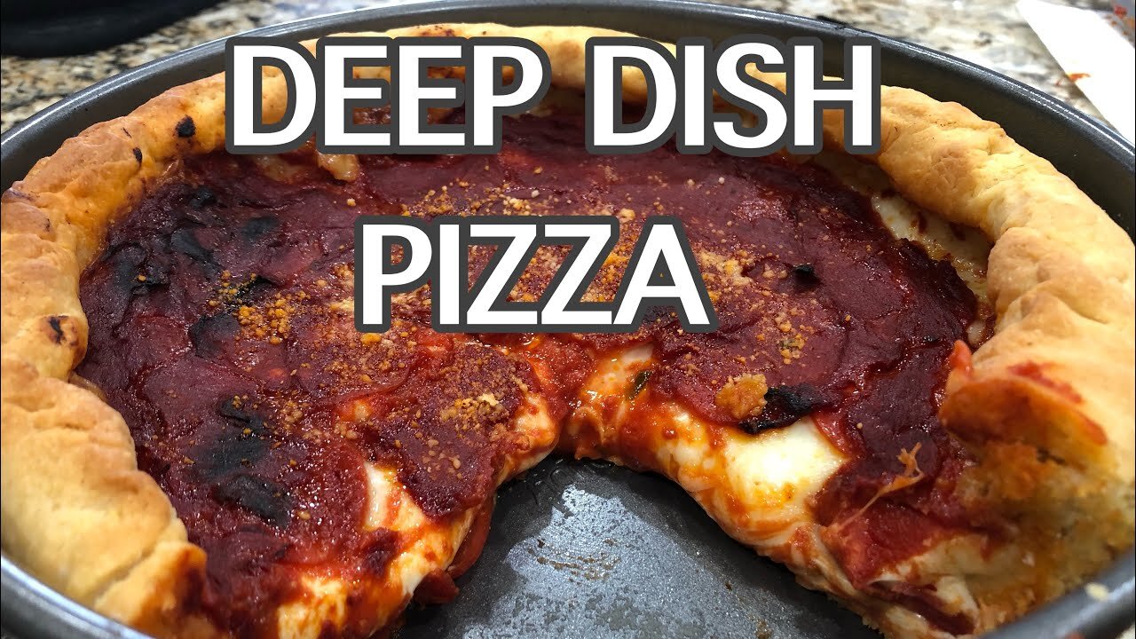 How To Make Delicious Deep Dish Pizza (Chicago Style) - Amazin' Cookin'