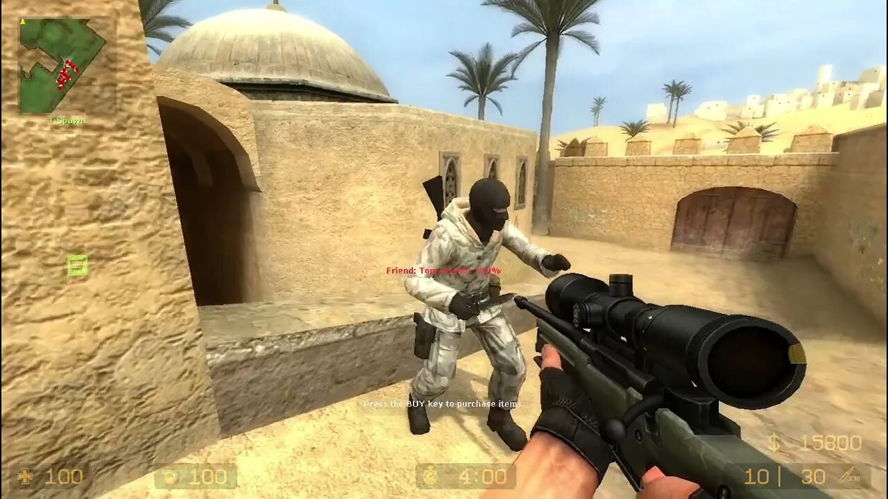 Counter Strike Source Dust 2 Bots #81 Only Sniper Rifles