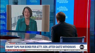 Sen Amy Klobuchar Claims Pam Bondi Might Seek Revenge