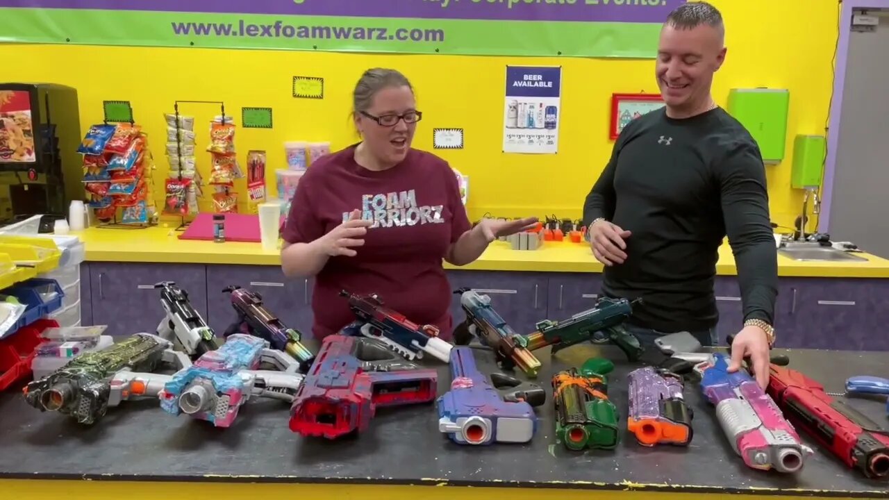 BLASTER PAINTING AND MODDING!