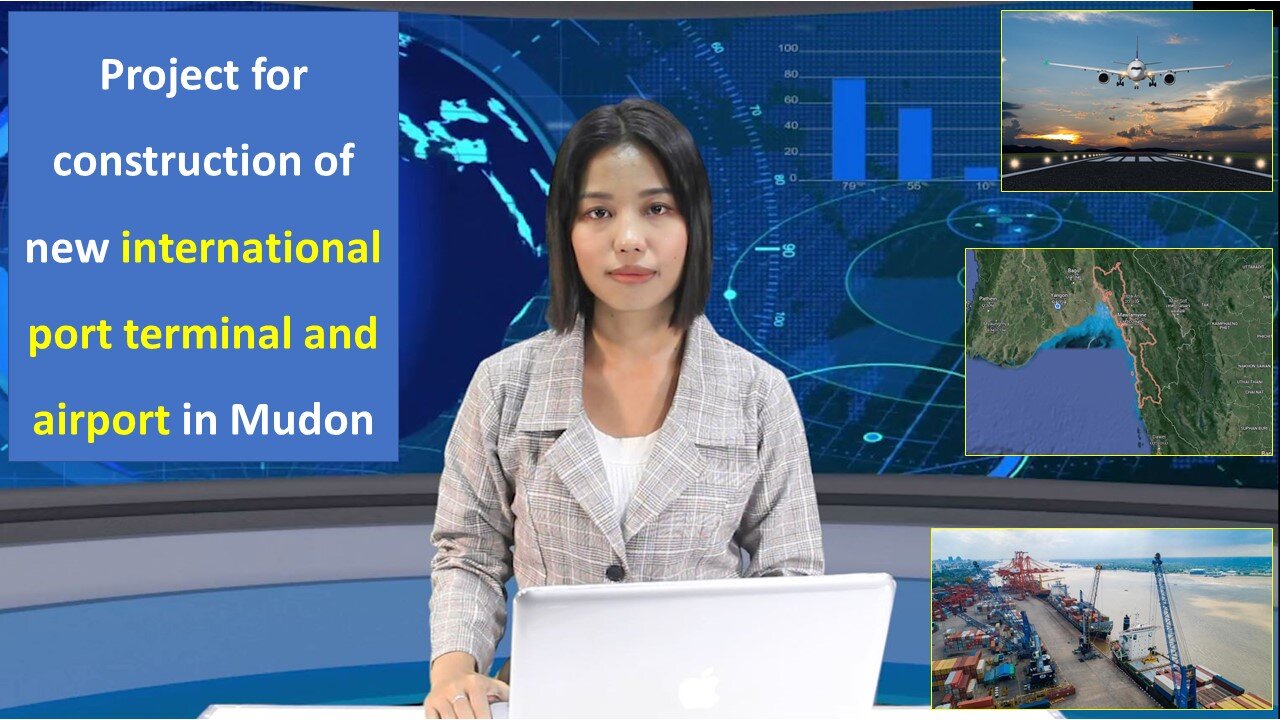 Project for construction of new international port terminal and airport in Mudon