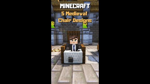 Minecraft: 5 Medieval Chair Designs