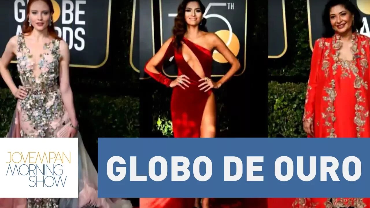 Saiba por que 3 mulheres não se vestiram de preto no Globo de Ouro 2018