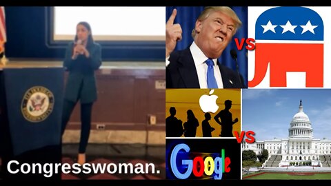 AOC Confrontation Aftermath, Trump VS GOP, Big Tech VS Government