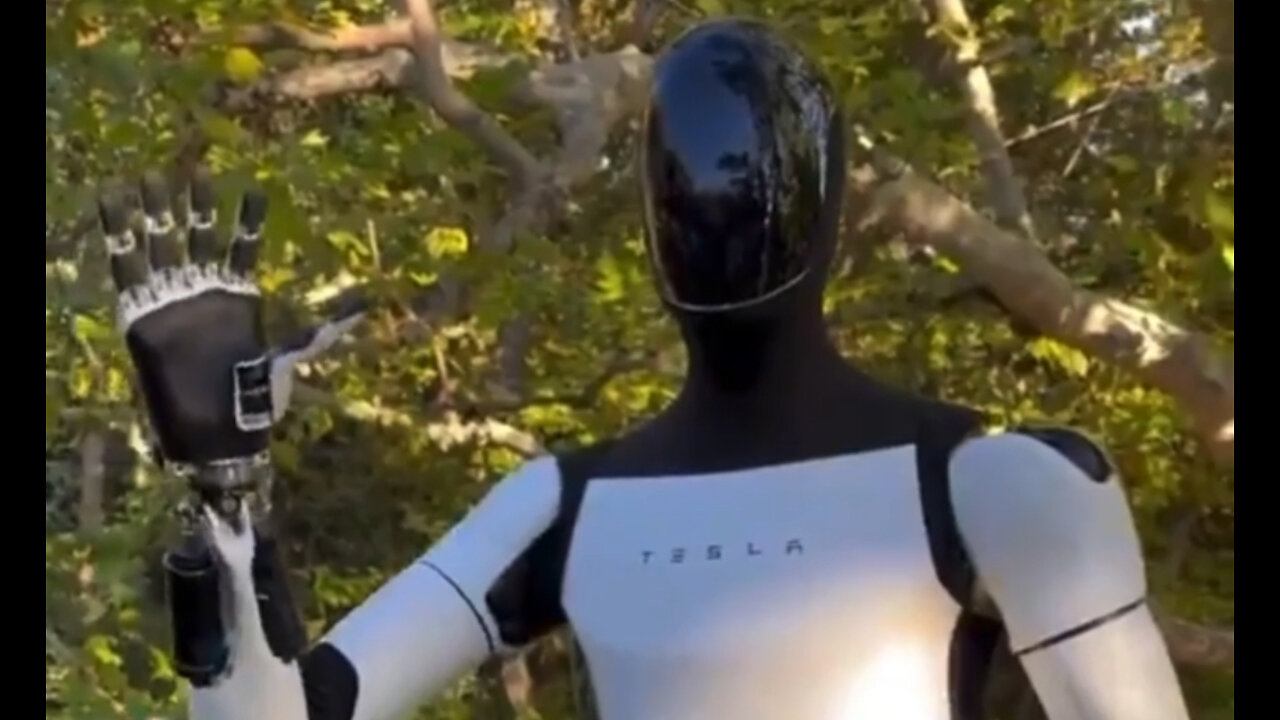 Kim Kardashian Shows Off Her New Tesla Robot