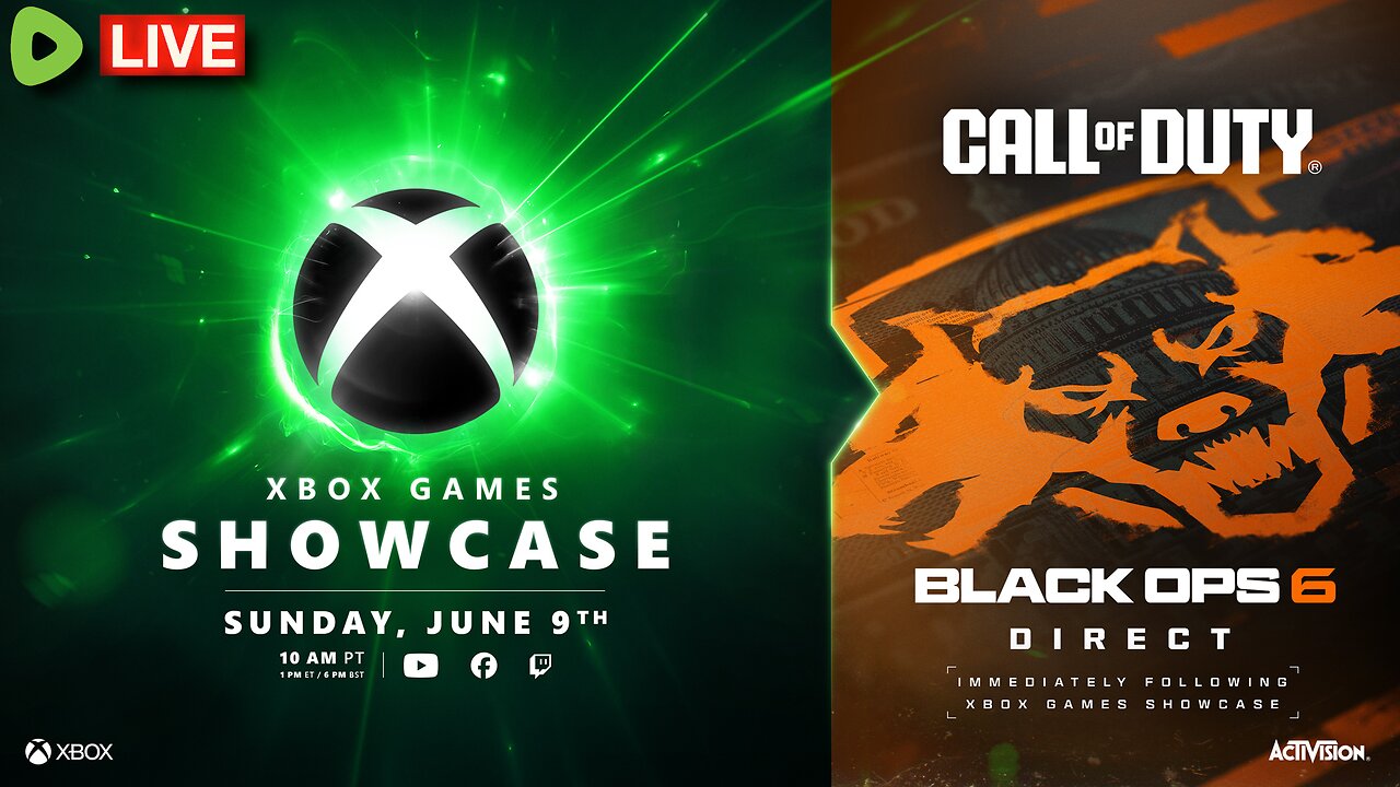 🔴LIVE- Xbox Games Showcase Followed by Call of Duty: Black Ops 6 Direct-#RumbleTakeover