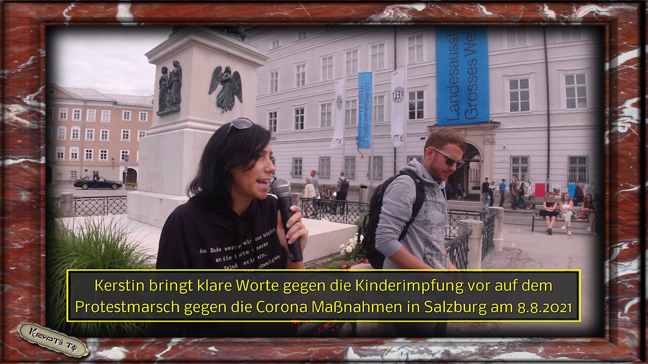 Kerstin bringt klare Worte gegen die Kinderimpfung vor