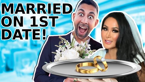 MARRIED On Our 1ST DATE! | Dhar and Laura