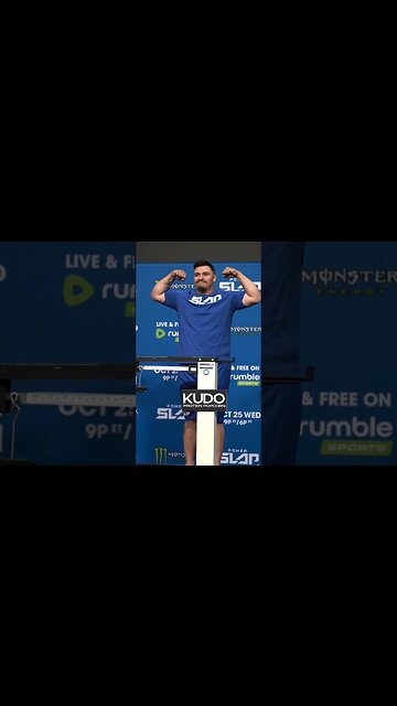 Darius The Destroyer weighs in at 265 lbs for his Heavyweight return at Power Slap 5!