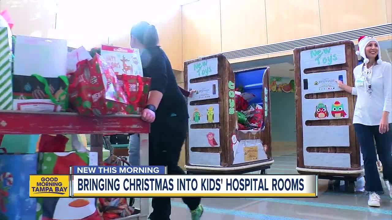 Greyson Project helps decorate rooms for Christmas at Johns Hopkins All Children’s Hospital