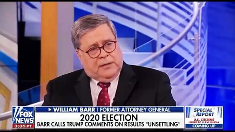 Barr: Trump "Detached from Reality," Believed He'd Get 4 More Years