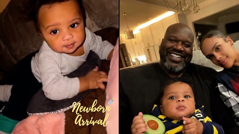 Shaq's Son Justin O'Neal Has The Cutest Little Laugh! 🙂