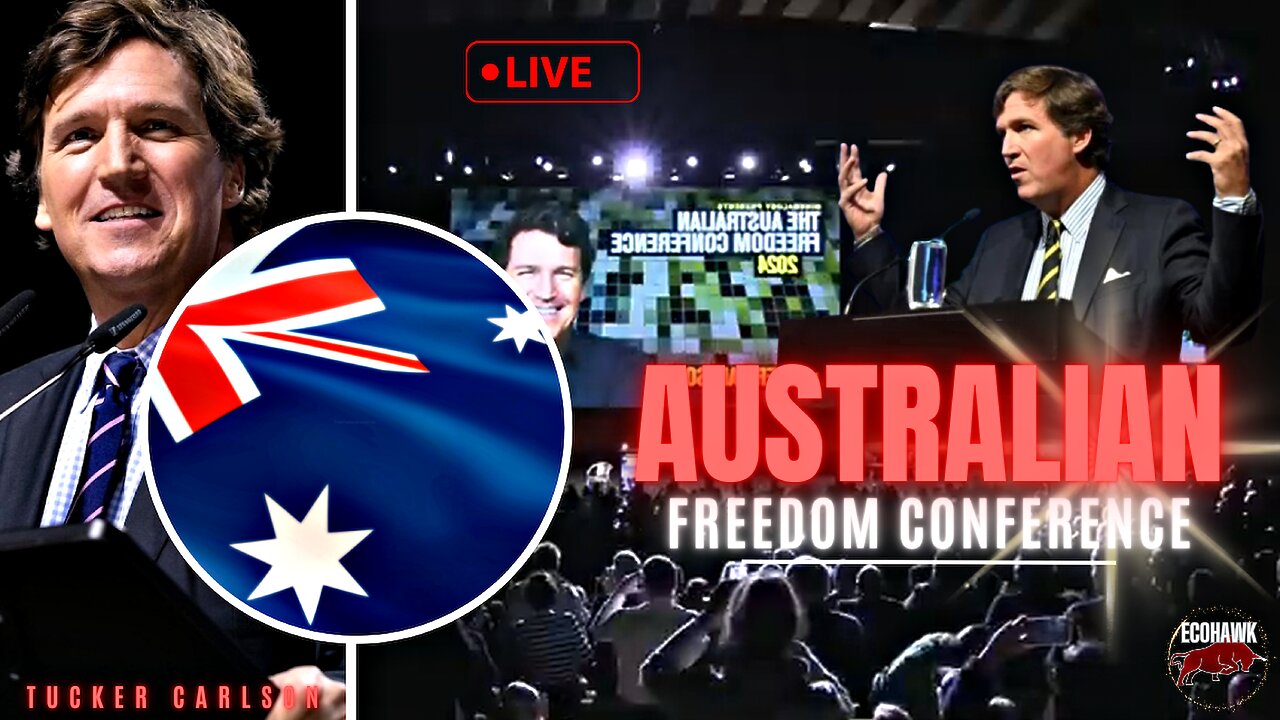 TUCKER CARLSON 🔴 Freedom Conference 2024 | THE AUSTRALIAN | Melbourne, Australia Full Speech