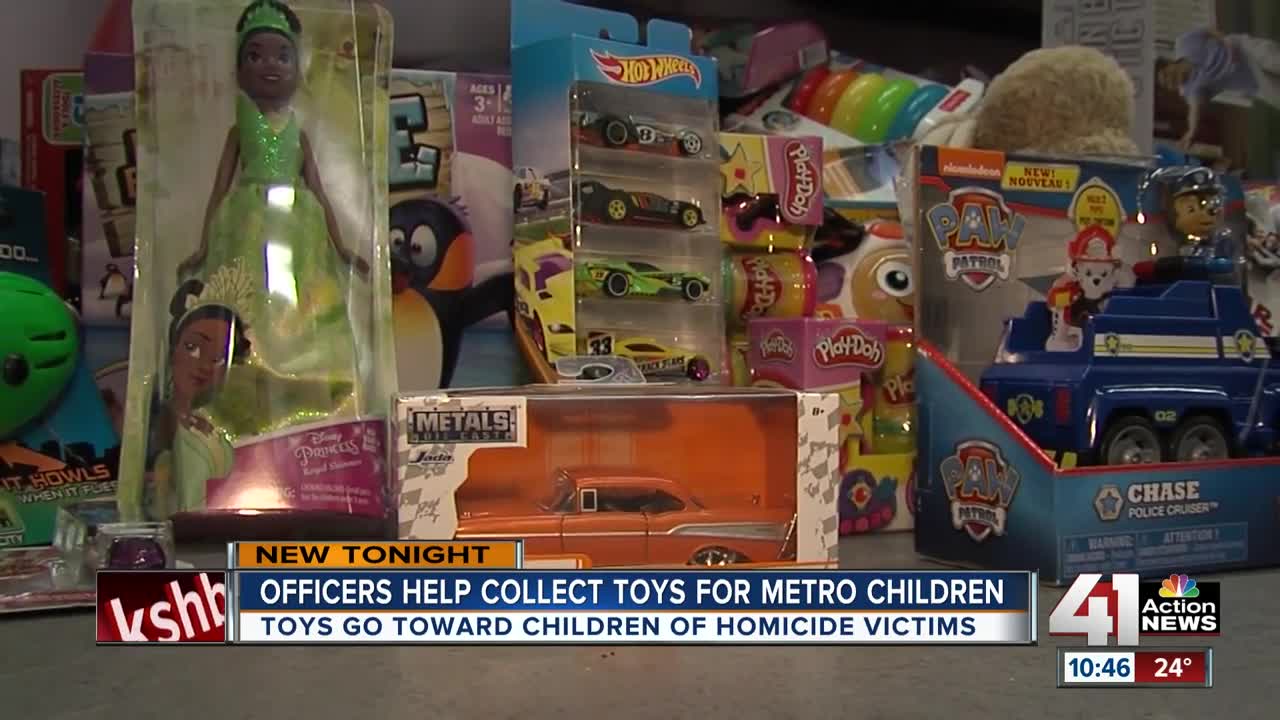 KCPD, nonprofit 'Stuff the Squad Car' with toys for children of homicide victims