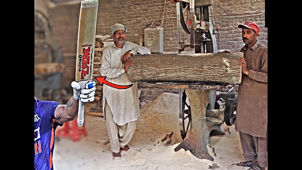 How Cricket Bat are Made in Factory Process