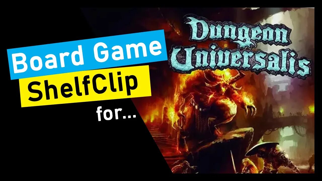 🌱ShelfClips: Dungeon Universalis (Short Board Game Preview)