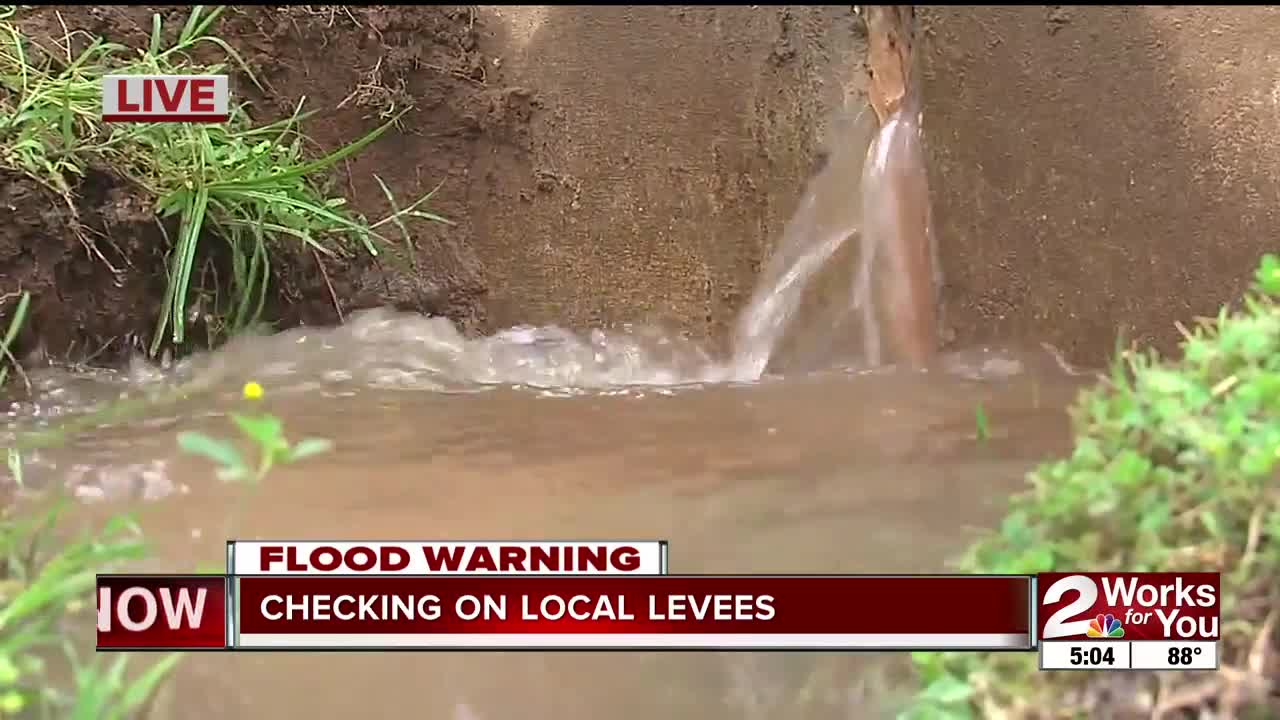 Checking on local levees