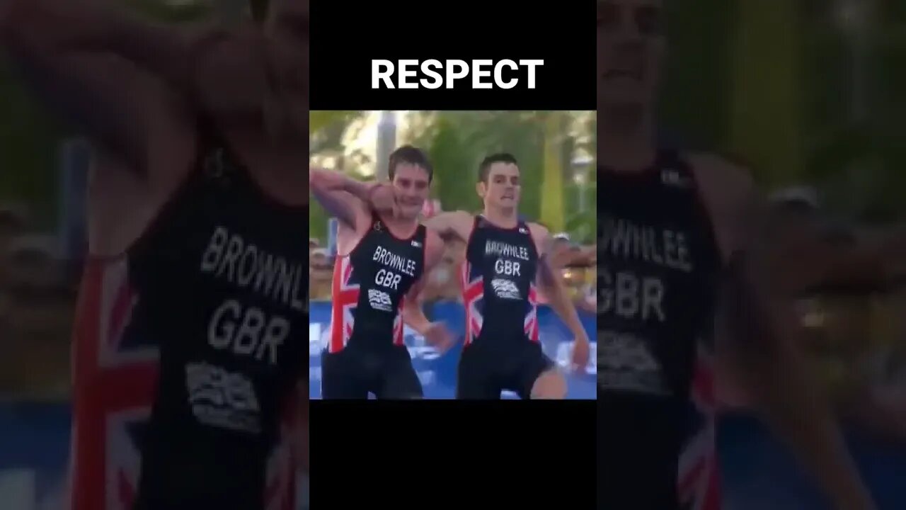 RESPECT ❤️ He helped his brother over the line instead of getting first place