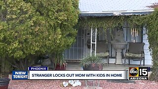 Stranger follows children into central Phoenix house and locks out mom