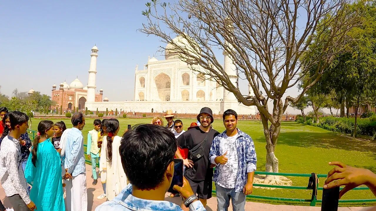 Treated like a celebrity at the Taj Mahal 🇮🇳