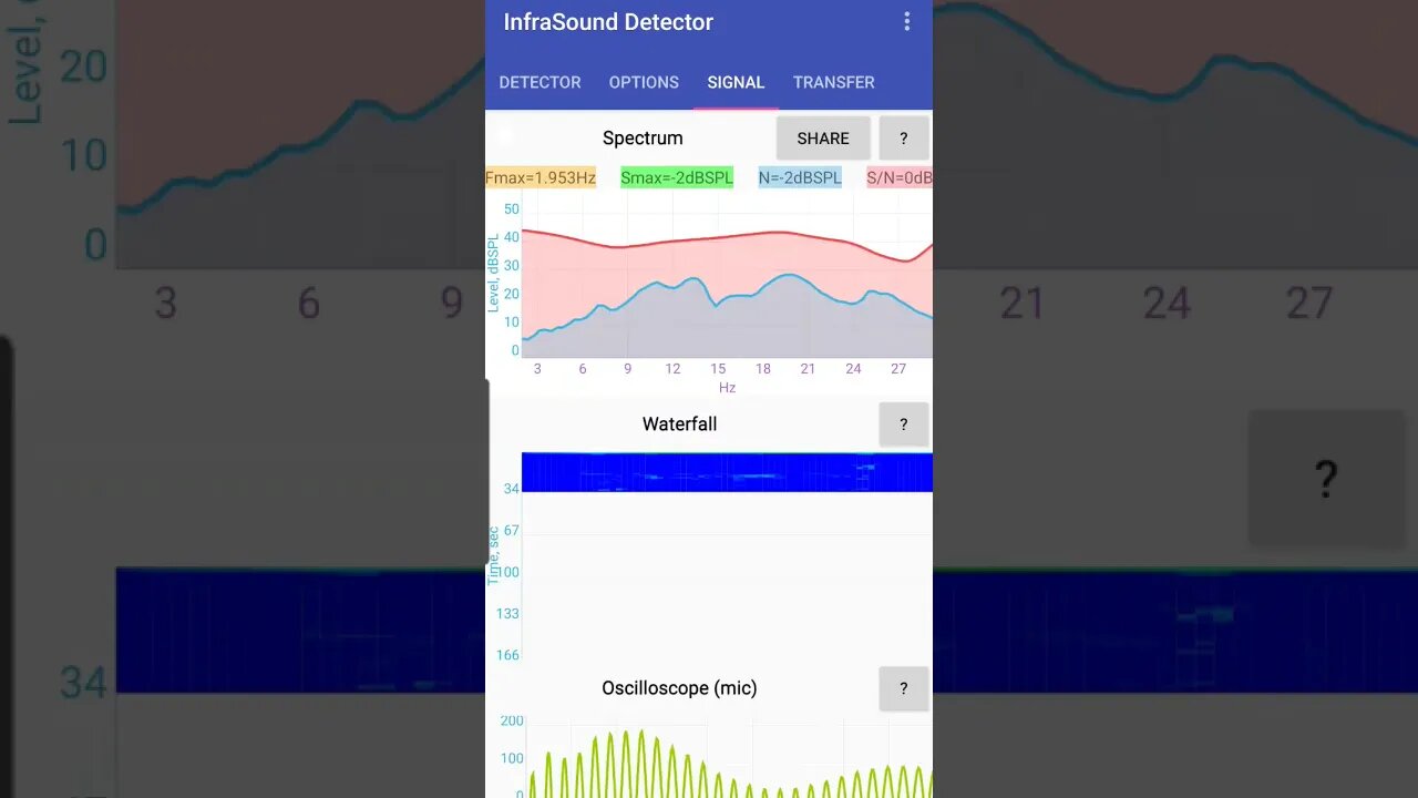 Infrasound Detection App