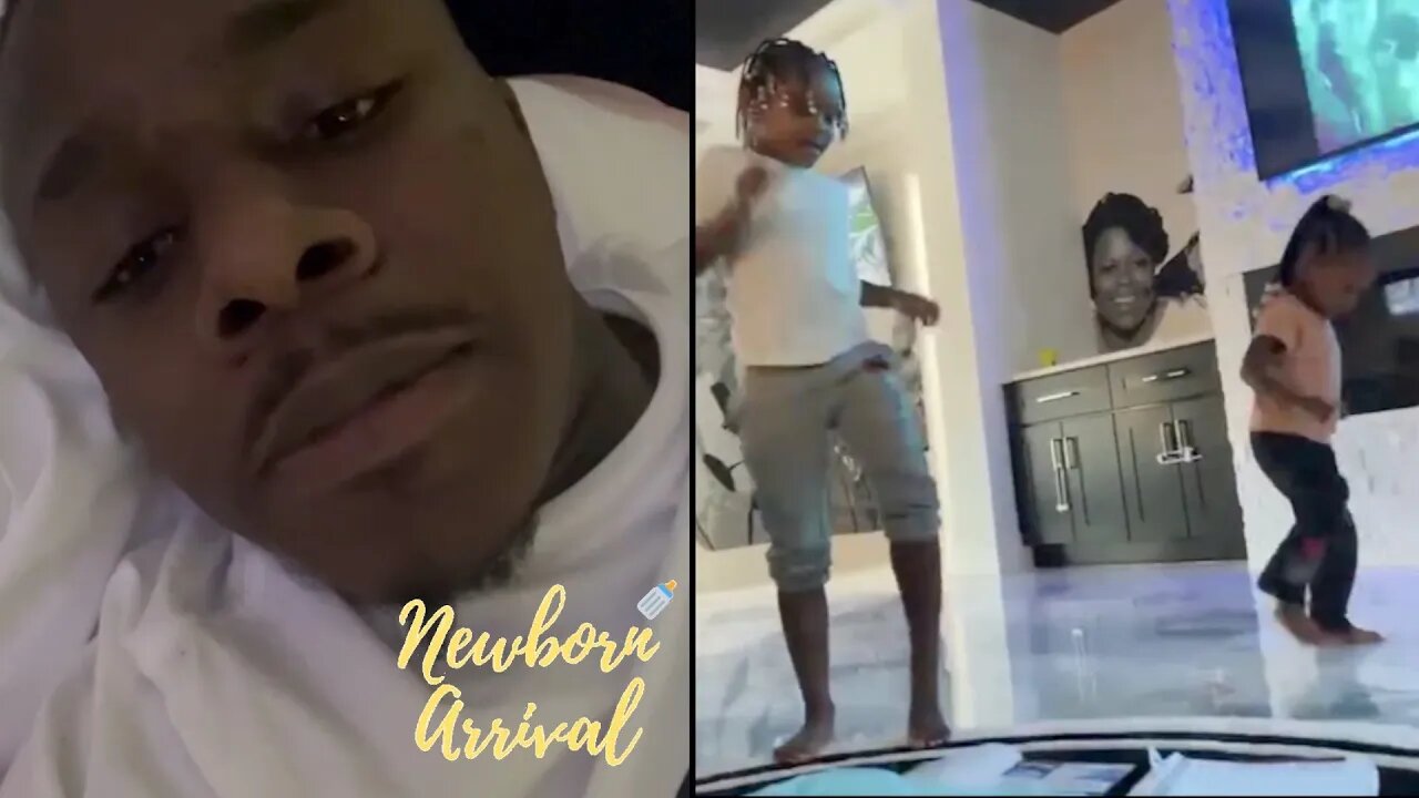 DaBaby Daughter's "Get Sturdy" During Daddy Duty! 💃🏾