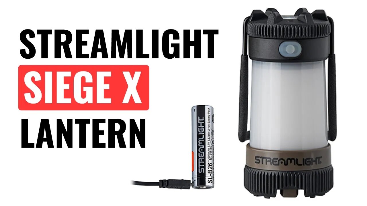 Streamlight Siege X Lantern - 18650 Lithium Powered!!