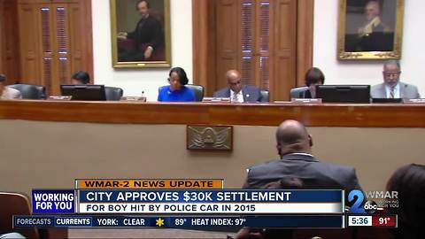 City approves $30K settlement for boy hit by police car