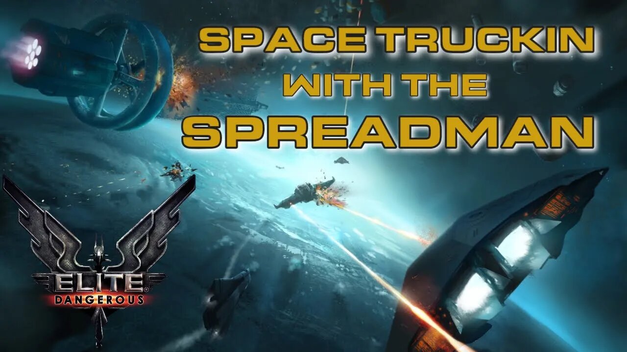 Happy Hour w/ Spread!! Space Trucker Saturday in Elite Dangerous VR! Thargoid Hunting!