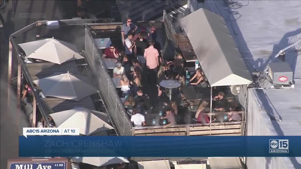 Too busy? Air15 video shows people drinking, hanging out at CASA Tempe