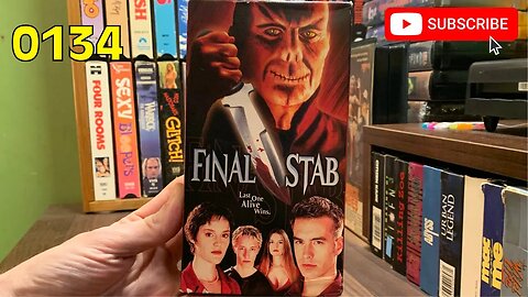 [0134] FINAL STAB (2001) VHS [INSPECT] [#finalstab #finalstabVHS]