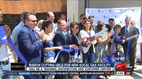 Ribbon cutting for new SoCal Gas facility