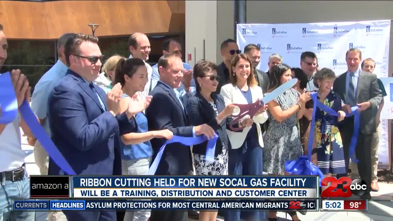 Ribbon cutting for new SoCal Gas facility