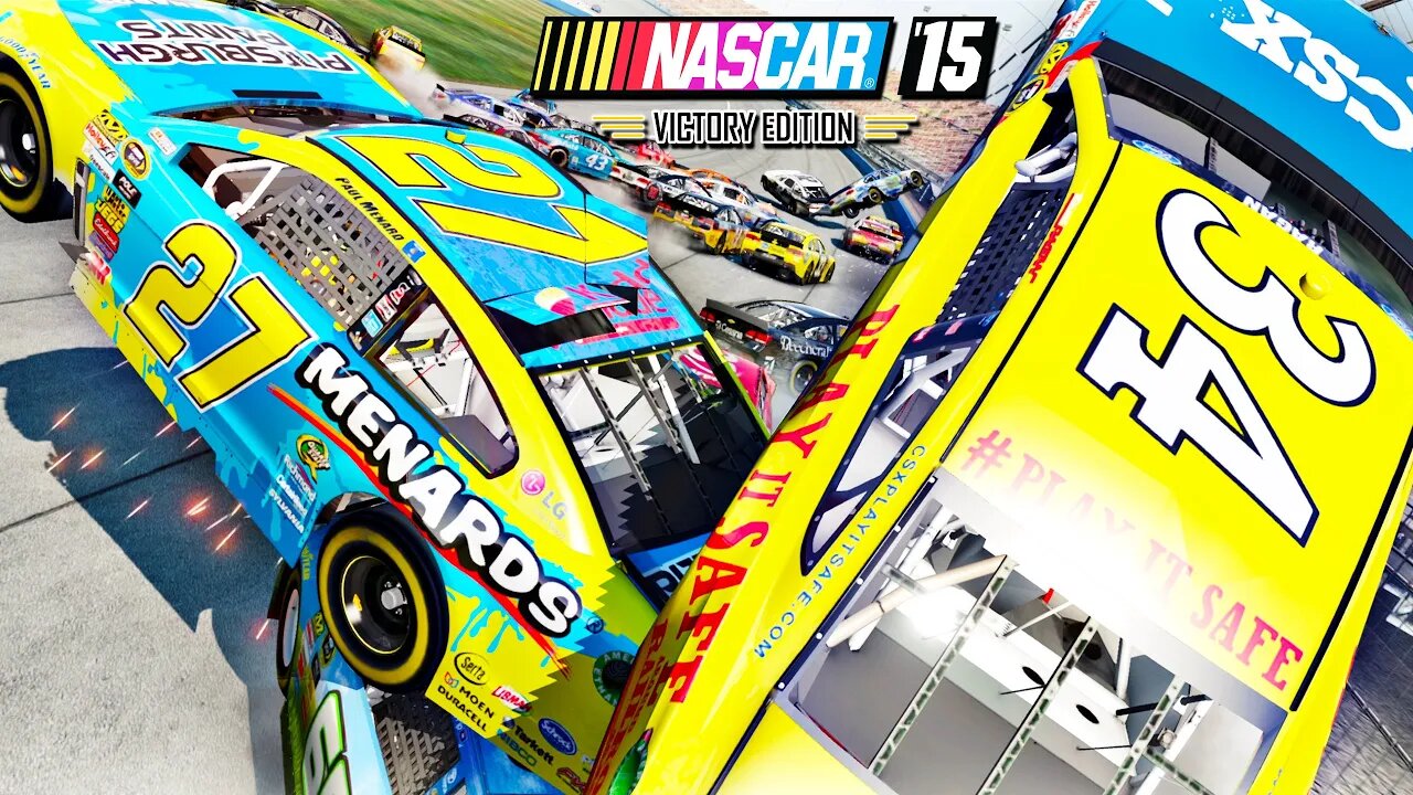 🔴 THE PSYCHO VERSION OF AUTO CLUB // NASCAR '15 | Auto Club 400 Miles LIVE