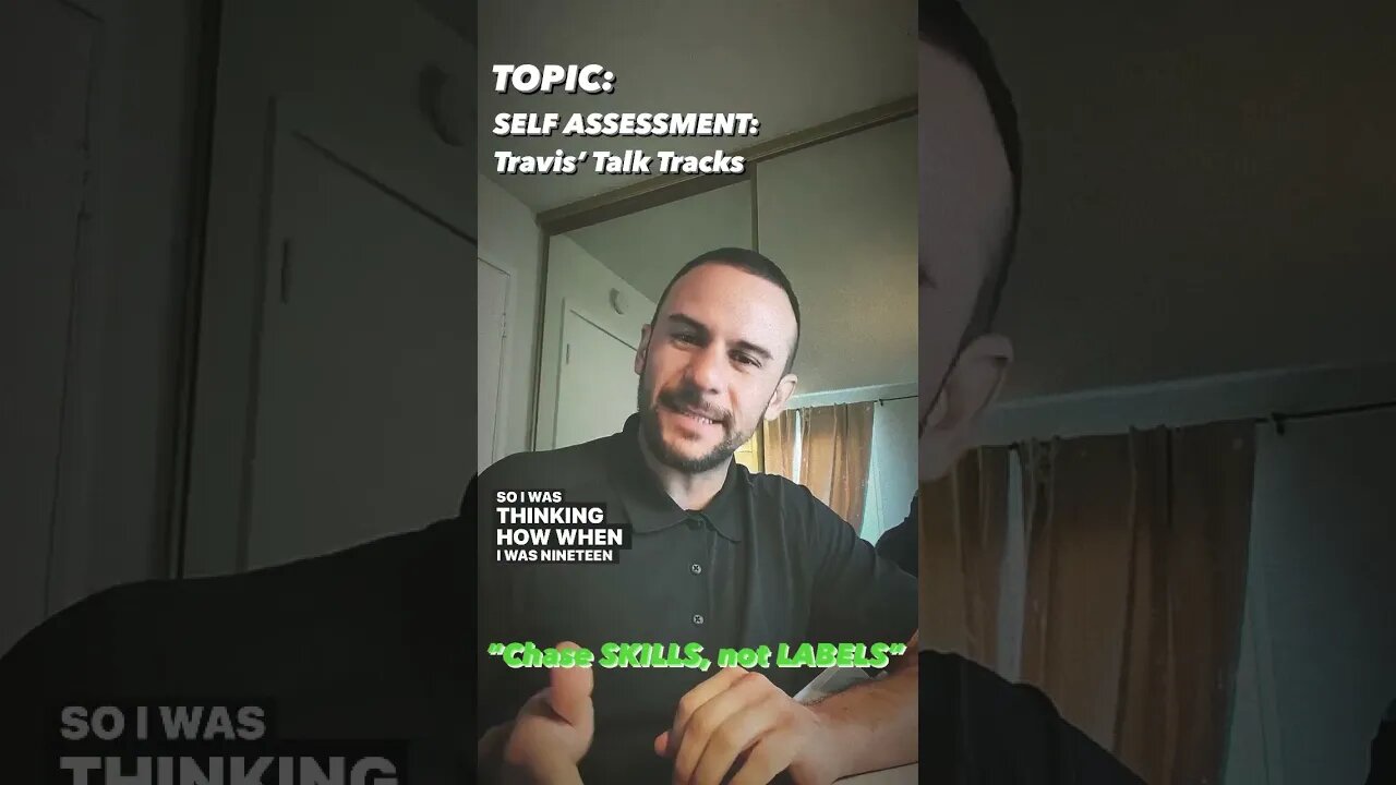 Self Assessment - Do you think about what you're thinking about?