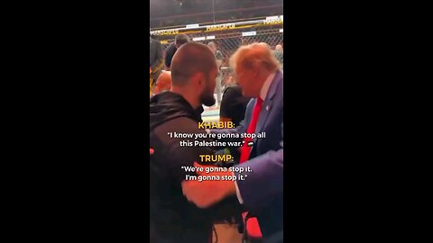 🇺🇸 🇷🇺 President Donald Trump tells Russia's Hall of Fame UFC Champion
