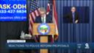 Mixed reactions for Gov. DeWine's police reform proposals