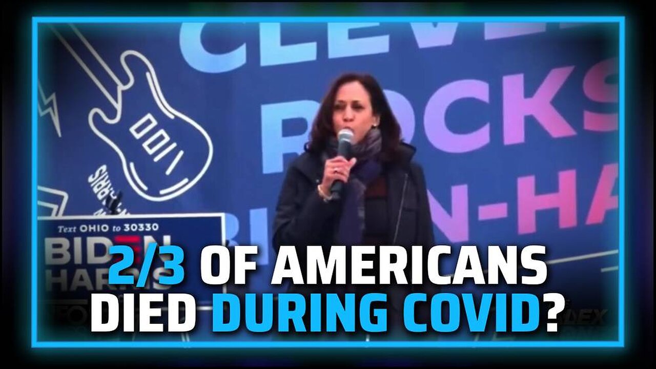 Alex Jones: Kamala Claims Over 200 Million Americans Died From Covid - 8/26/24