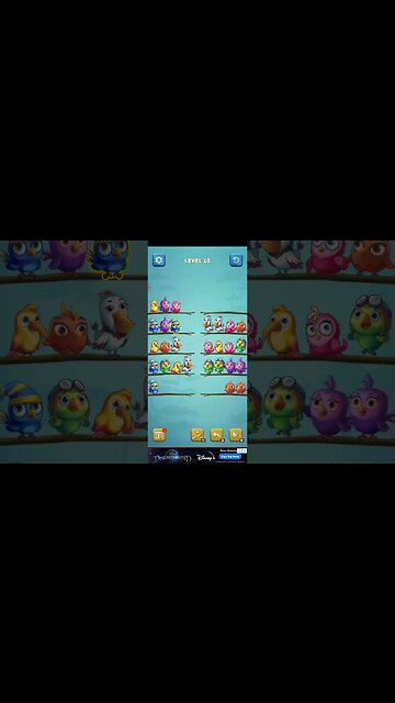Bird Sort Puzzle - Level 15