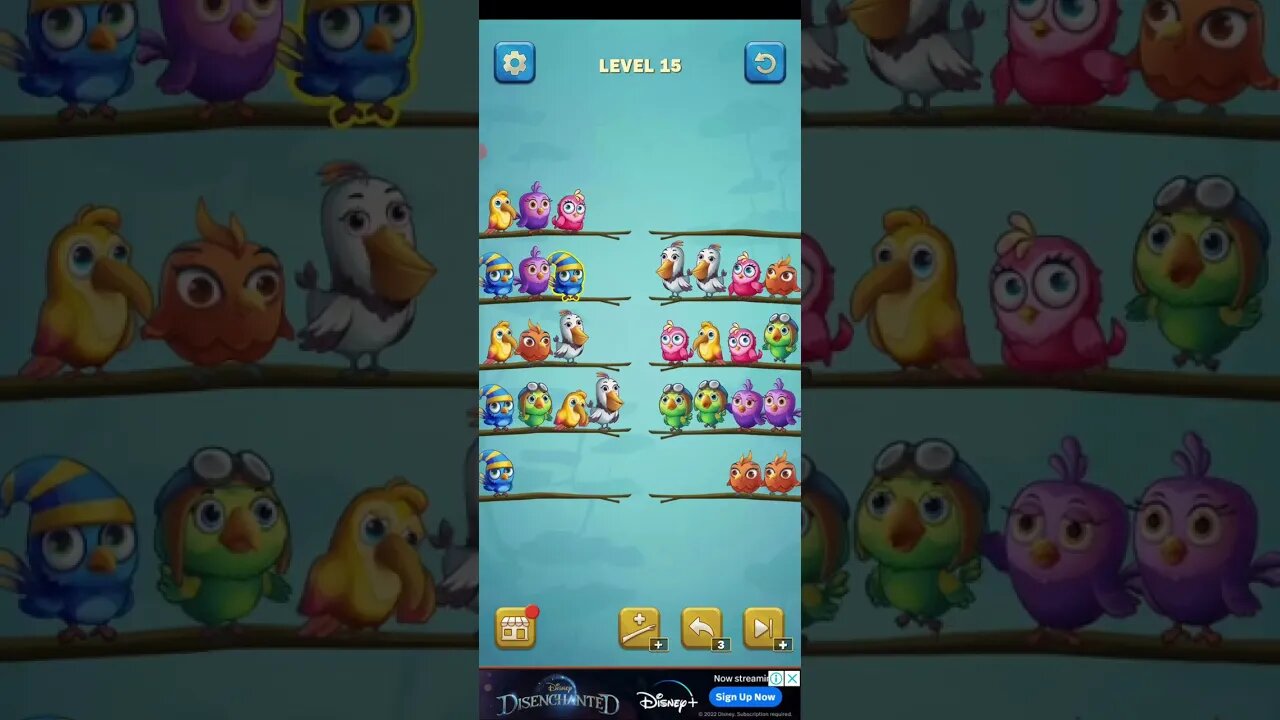 Bird Sort Puzzle - Level 15