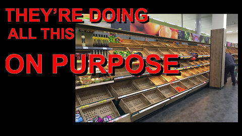 THEY'RE DOING ALL THIS ON PURPOSE