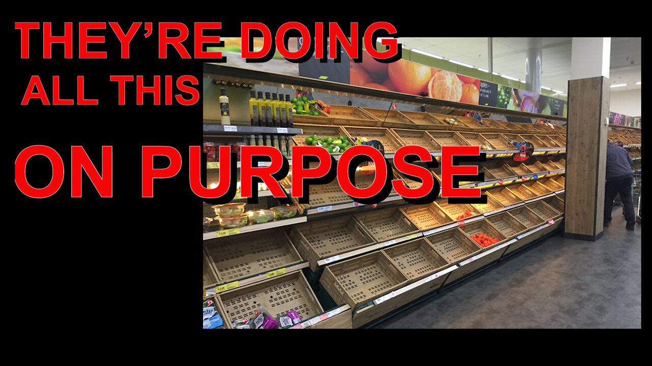 THEY'RE DOING ALL THIS ON PURPOSE